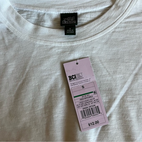 Basic White Long Sleeve T-shirt - Picture 4 of 4